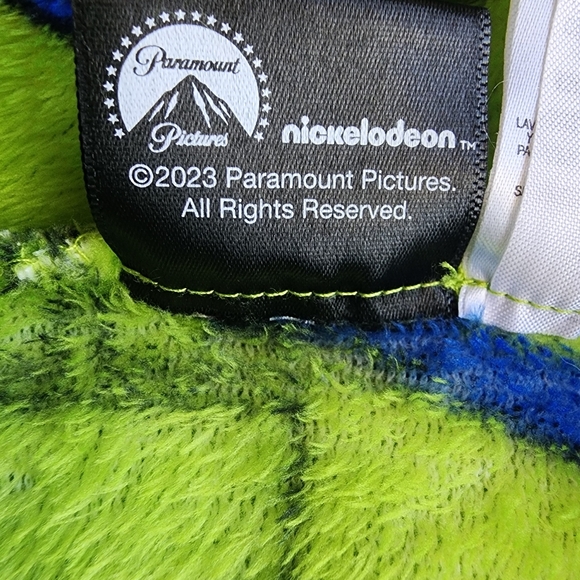 Nickelodeon Teenage Mutant‎ Ninja Turtles Bath Robe Boy Size XS 4 Green - Picture 3 of 4